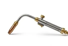 A welding torch tip, isolated